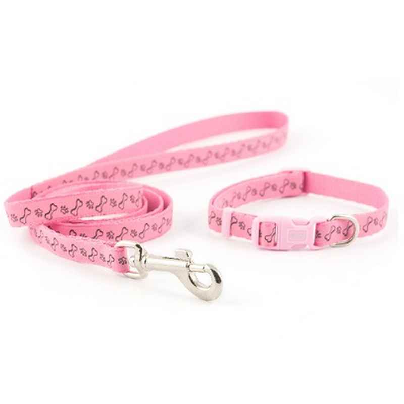 Ancol Small Bite PawBone Col&Lead Pnk