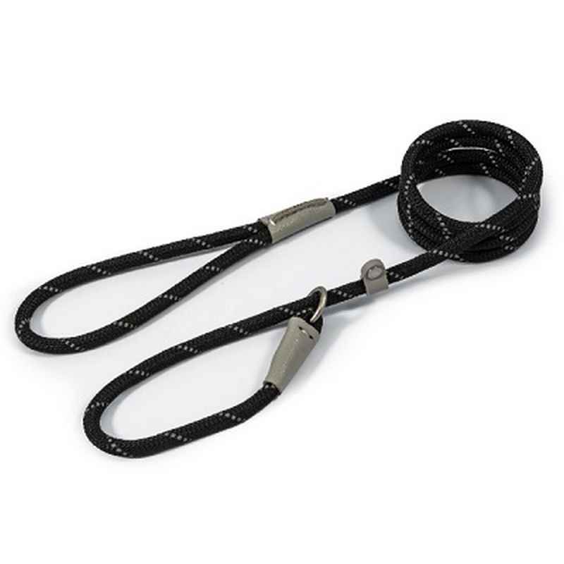 Ancol Viva Rope Refl Slp Blk80mm 1.5 m