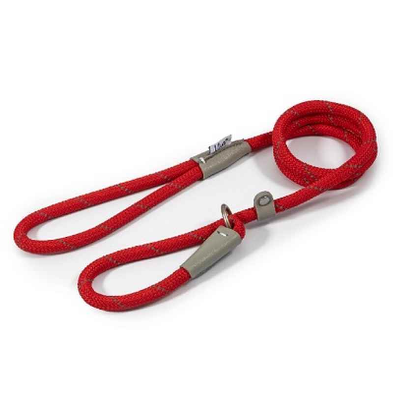 Ancol Viva Rope Refl Slp Red1cm 1.2 m