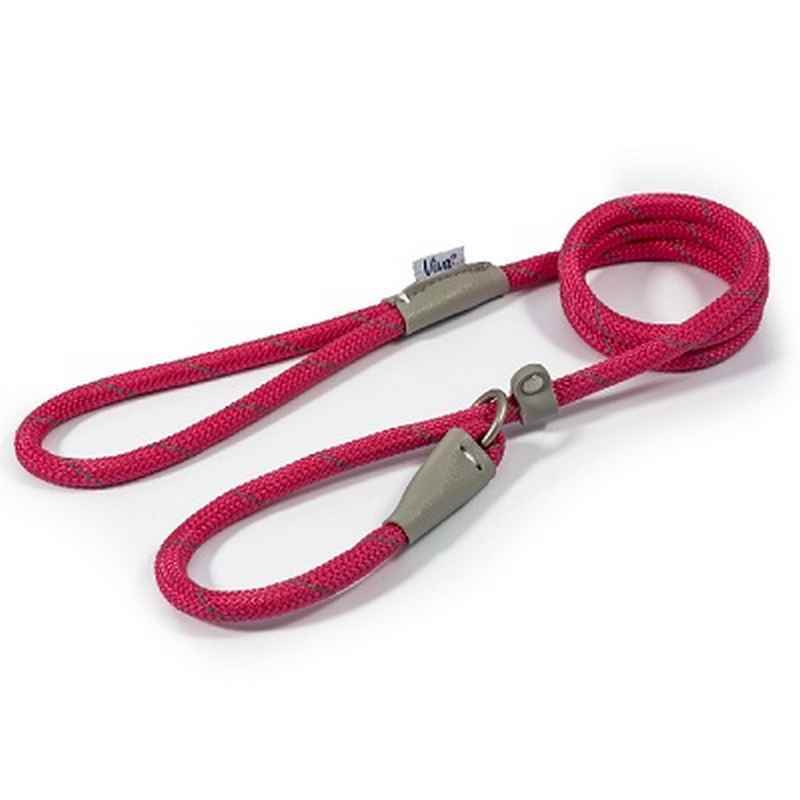 Ancol Viva Rope Refl Slp Pnk1cm 1.2 m