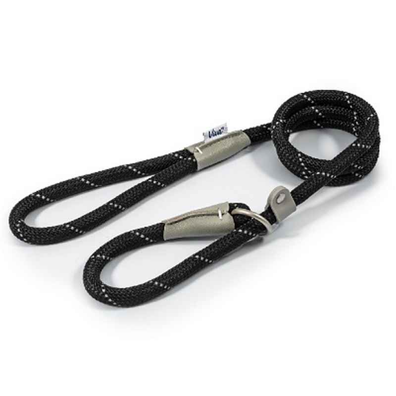 Ancol Viva Rope Refl Slp Blk12mm 1.2 m