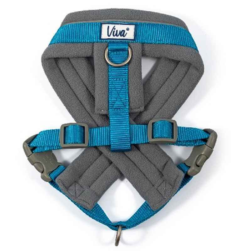 Ancol Viva Pad Harness Blue 32-42cm Sml