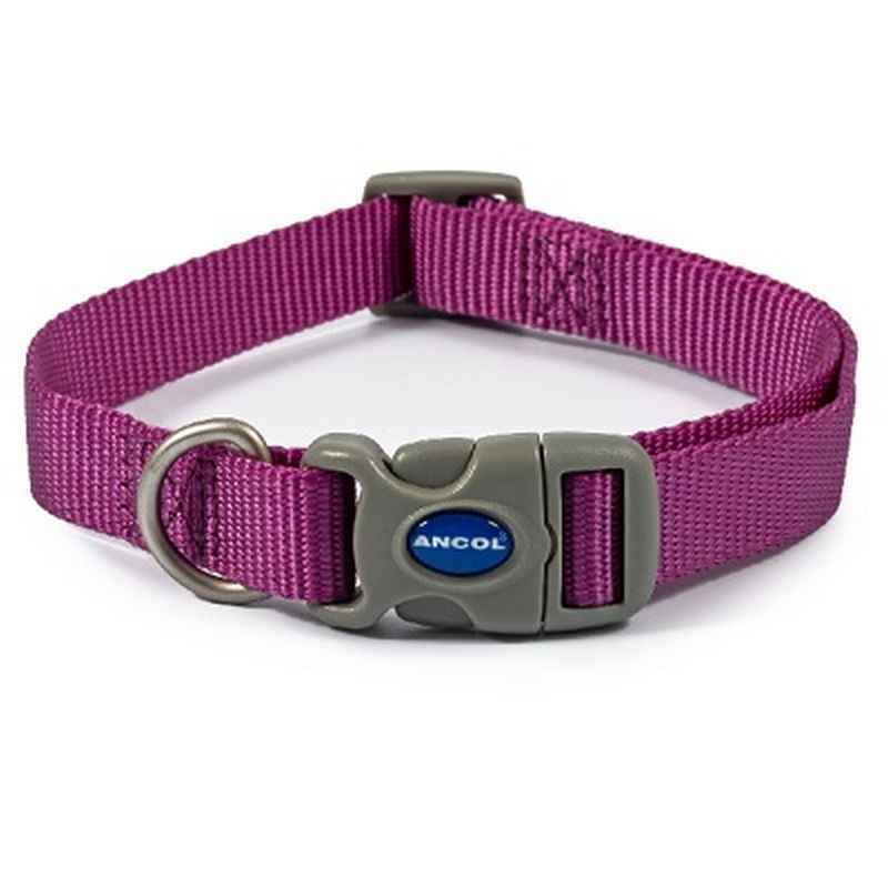 Ancol Viva Quick Fit Collar Prpl 30-50cm