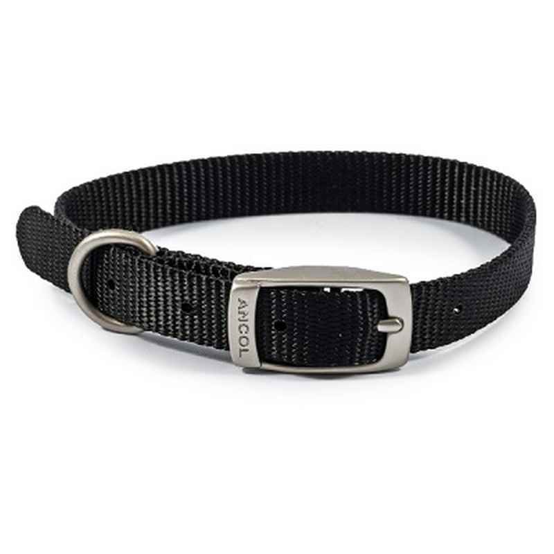 Ancol Viva Buckle Col Blk 26-31cm XS