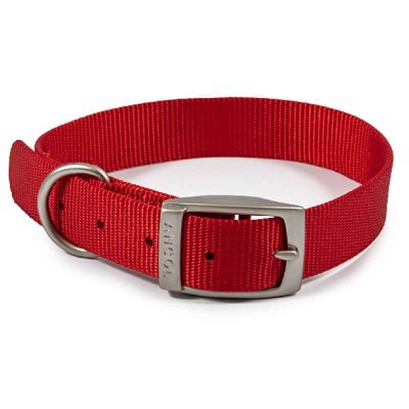 Ancol Viva Buckle Col Red 28-36cm Sml
