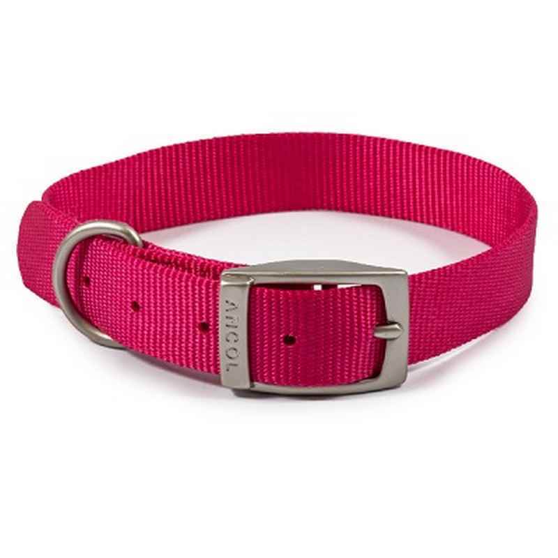 Ancol Viva Buckle Col Pink 28-36cm Sml