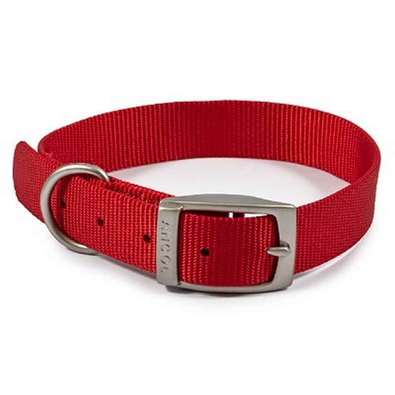 Ancol Viva Buckle Col Red 35-43cm M