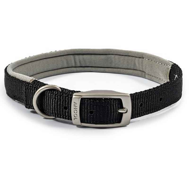 Ancol Viva Pad Buc Col Blck 35-43cm Sml