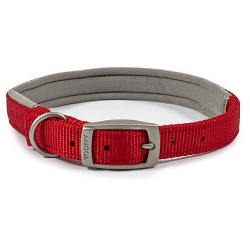 Ancol Viva Pad Buc Col Red 39-48cm M