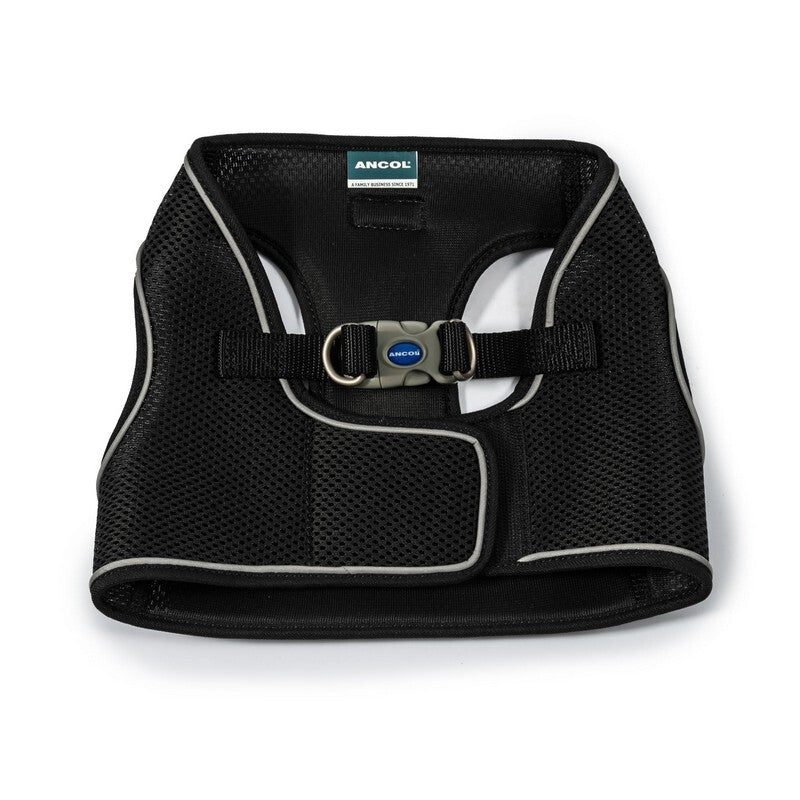 Ancol Viva Step In Harn Blck 46-54cm M