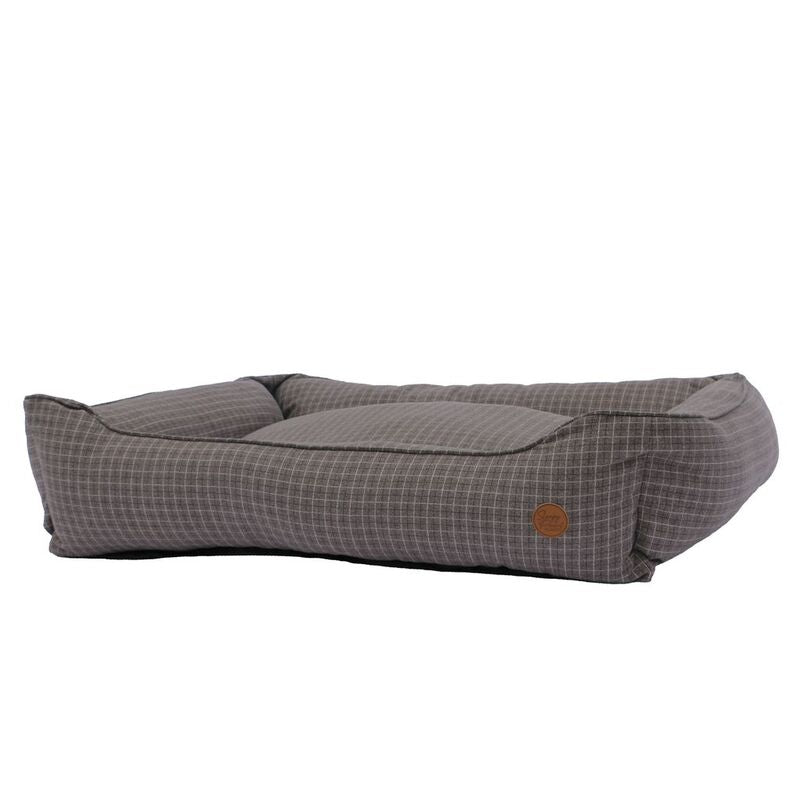 Ancol Grey Check Bed XLrg 84x105cm