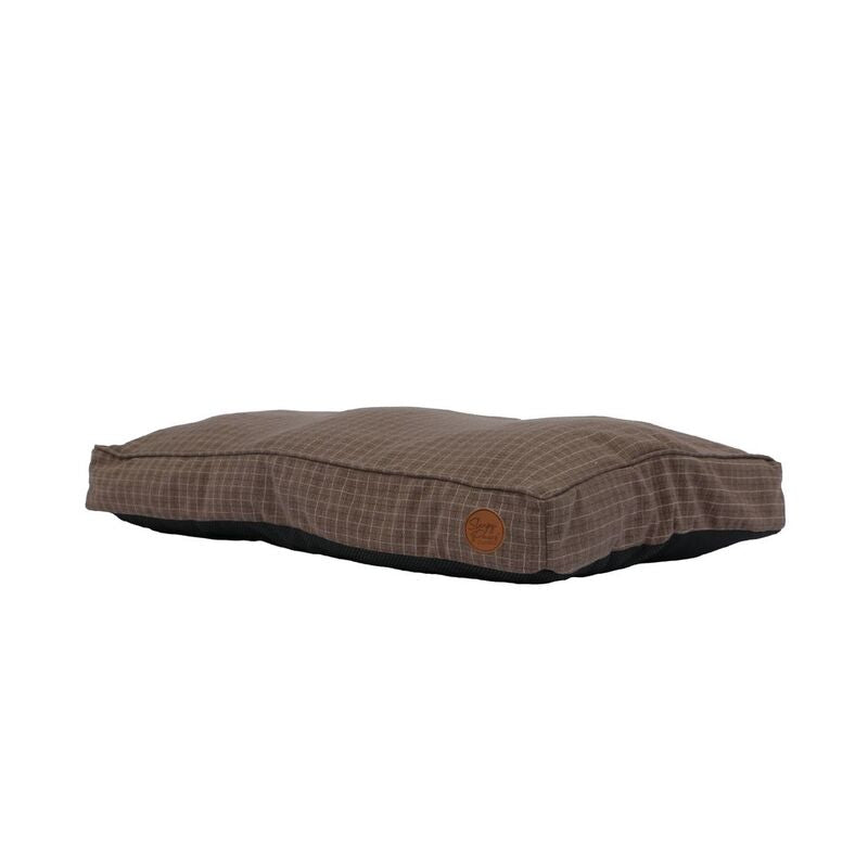 Ancol Brown Check Mattress Med 75x60cm