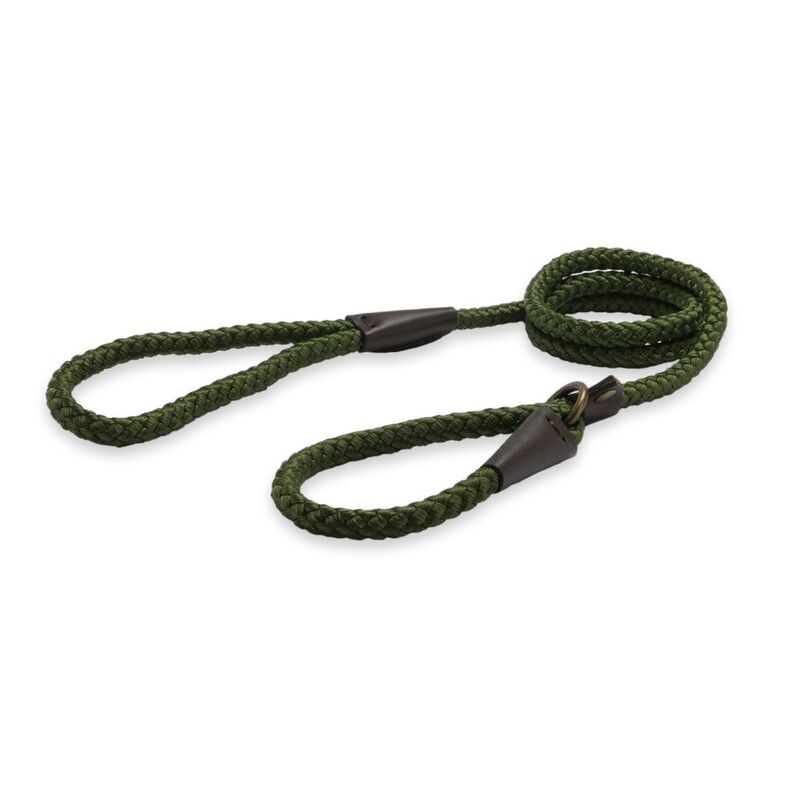 Ancol Heritage Rope Slip Lead Grn 1.2m S