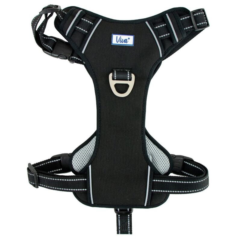 Ancol Viva Exc-Travel HarnessBlk80-120cm