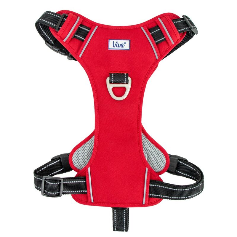 Ancol Viva Exc-Travel HarnessRed80-120cm