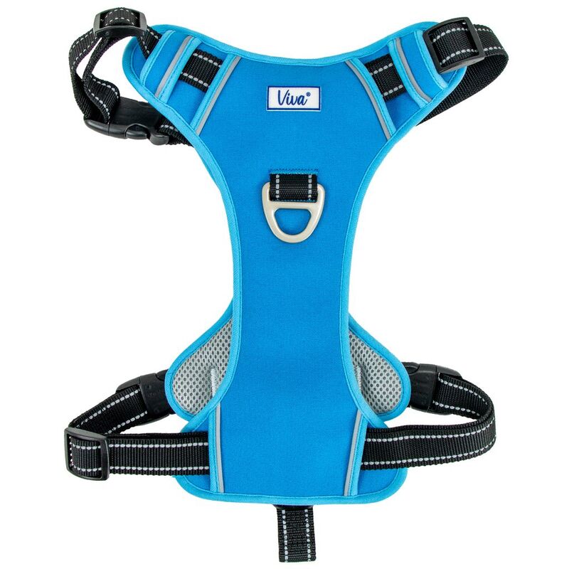 Ancol Viva Exc-Travel HarnessBlu80-120cm