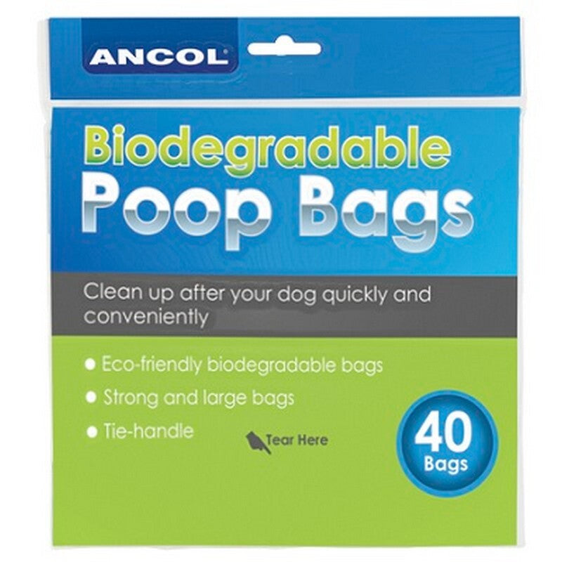 Ancol New Bio Degradable Bags 12x40