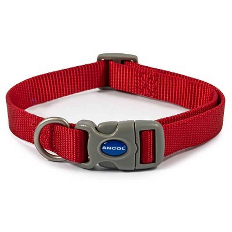 Ancol Viva Quick Fit Collar Red 20-30cm