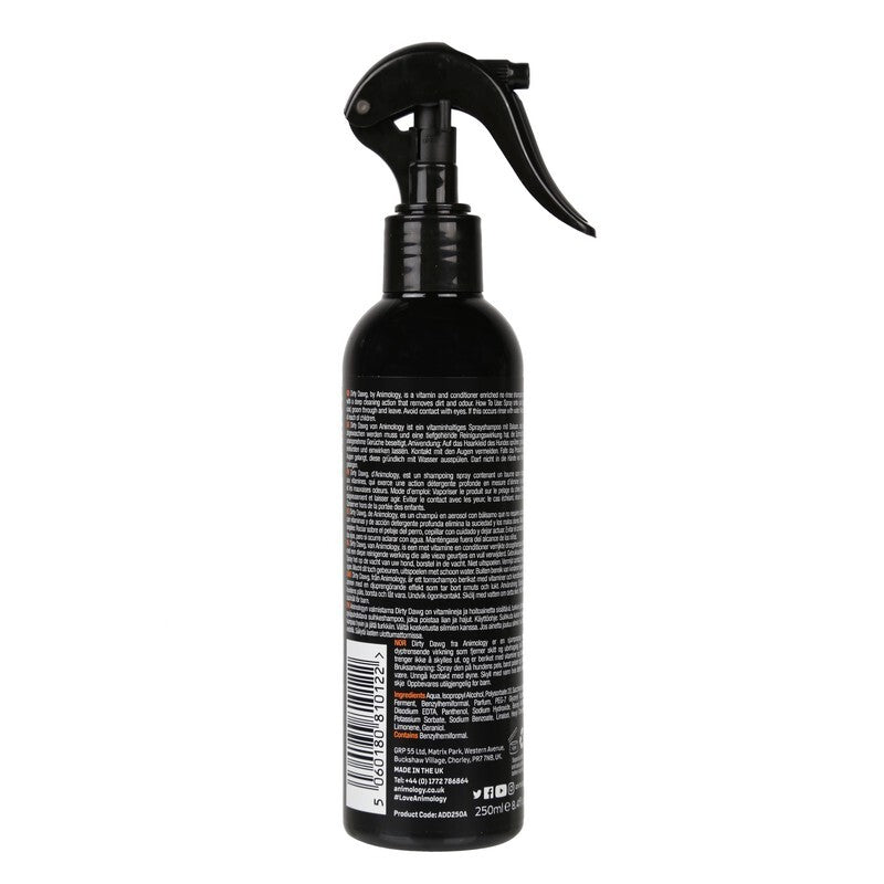 Animology Dirty Dawg No Rinse Sp 250mlx6