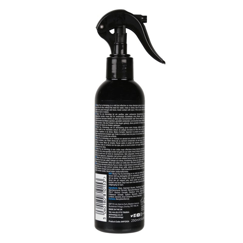 Animology Mucky Pup No Rinse Spry6x250ml