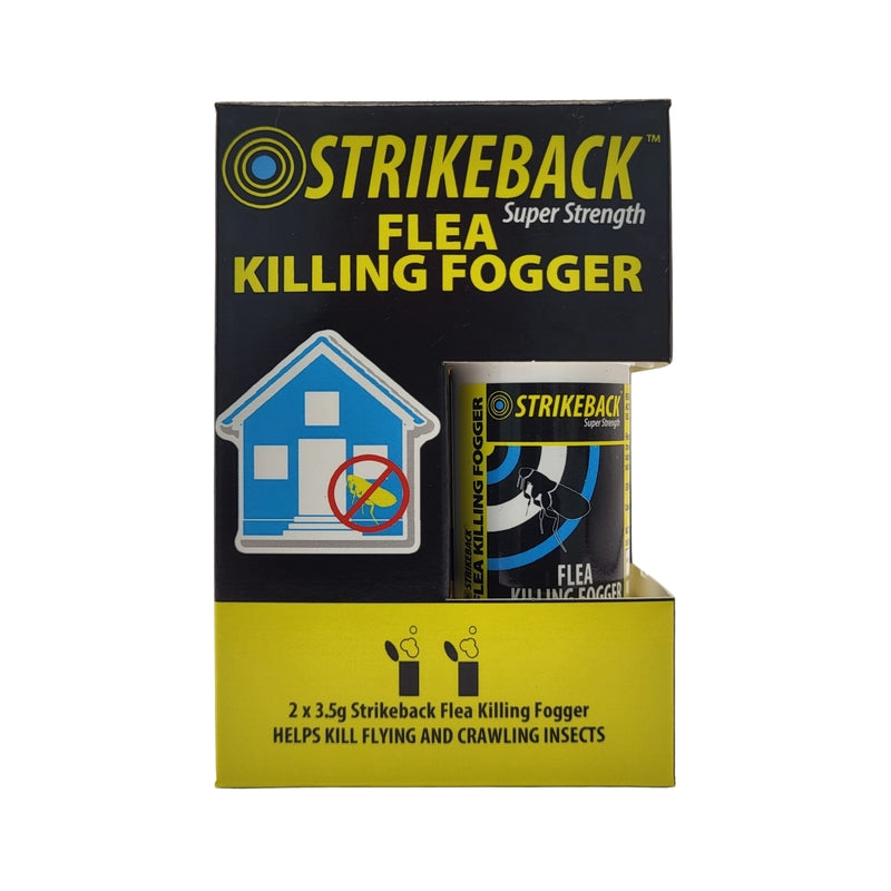 Strikeback Flea Killer Fogger Twin Pack