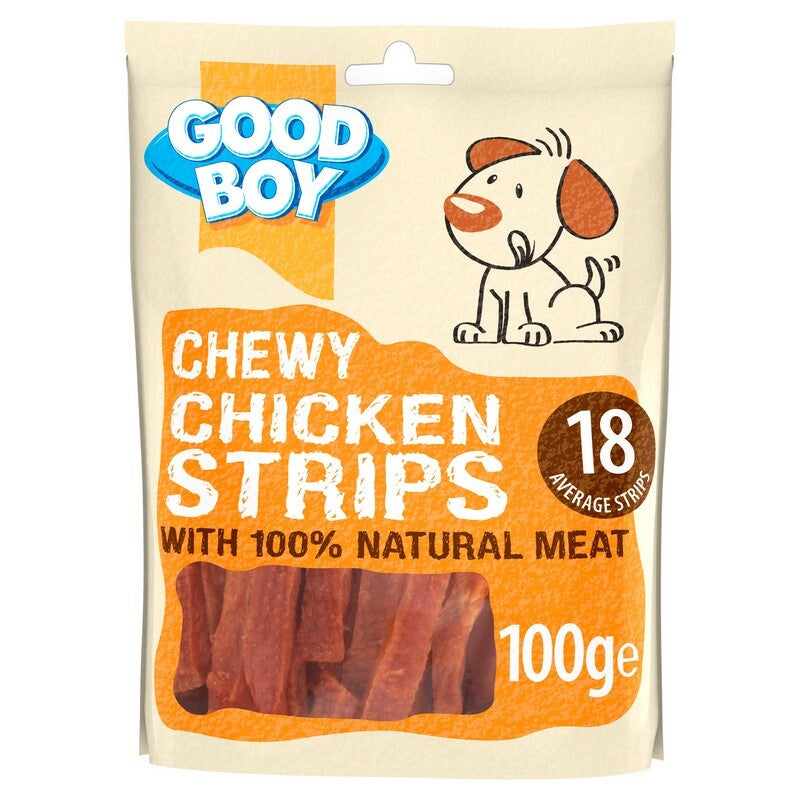 Good Boy Chewy Chicken Strips 100gx10