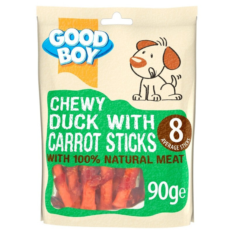 Good Boy Duck with Carrot Sticks 90gx10