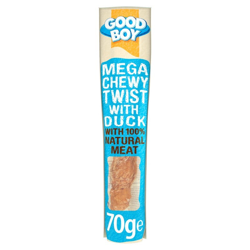 Good Boy Mega Chewy Twist Duck 70g x 18