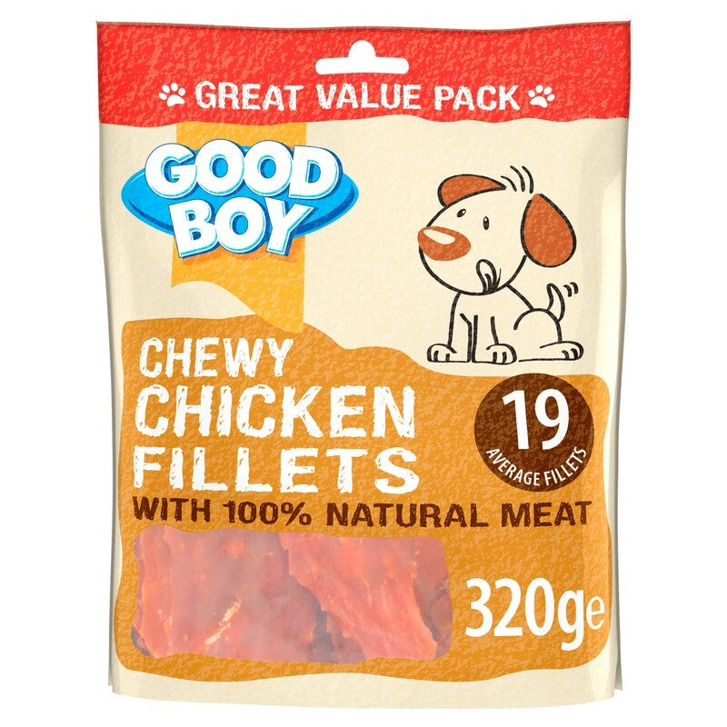 Good Boy Chewy Chicken Fillets 320gx3