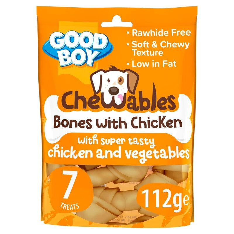 Good Boy Chewables Ch Bone 7pk 112gx10