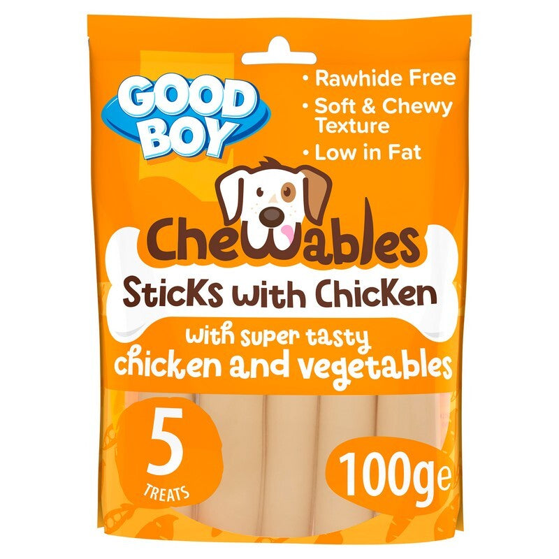 Good Boy Chewables Chk Stick 5pk 100gx18