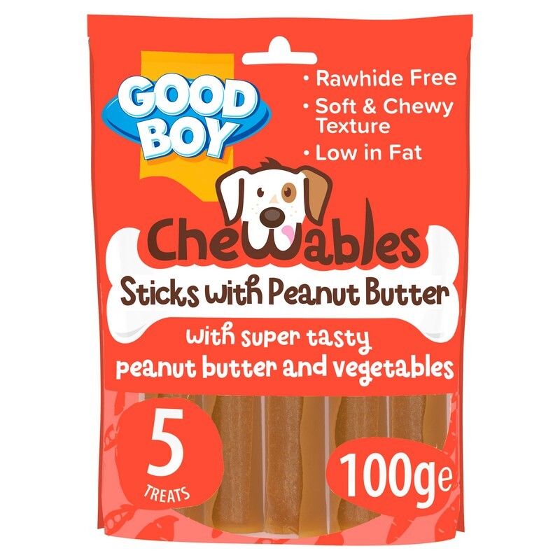 Good Boy Chewables PntB Stick 5pk100gx18