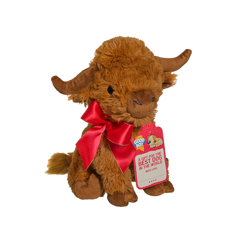 Good Boy Xmas Gift Highland Cow 25cm