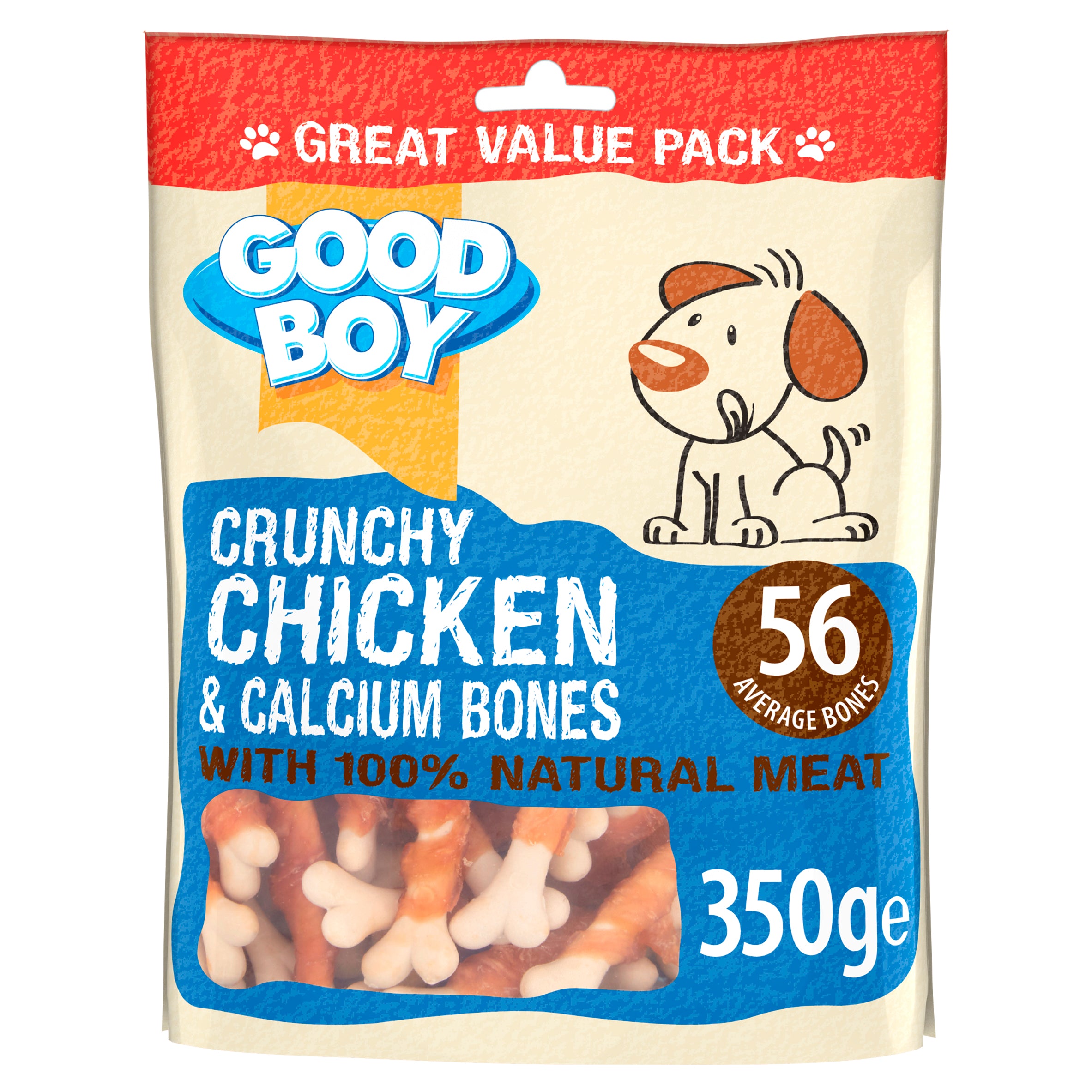 Good Boy Crunchy Chick&Cal Bones 350gx4