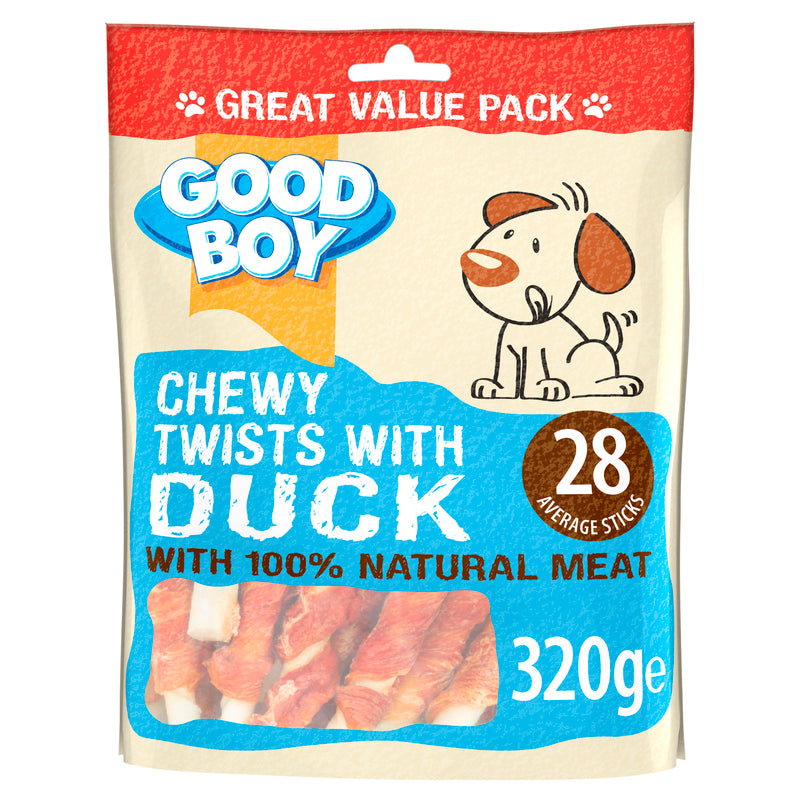 Good Boy Chewy Twists with Duck 320gx5