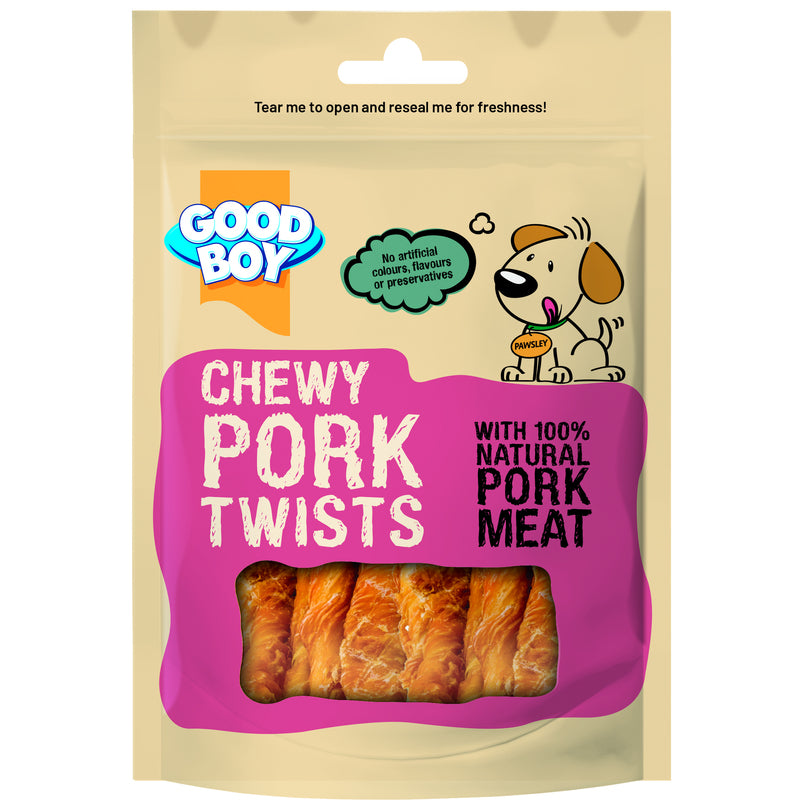 Good Boy Chewy Twists Pork 60gx12