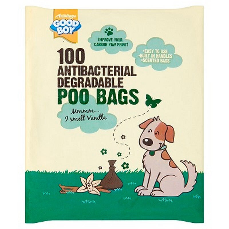Good Boy Antibac Degrade Poo Bags 100X34