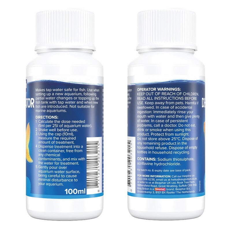 King B DE-Chlorinator 100mlx6