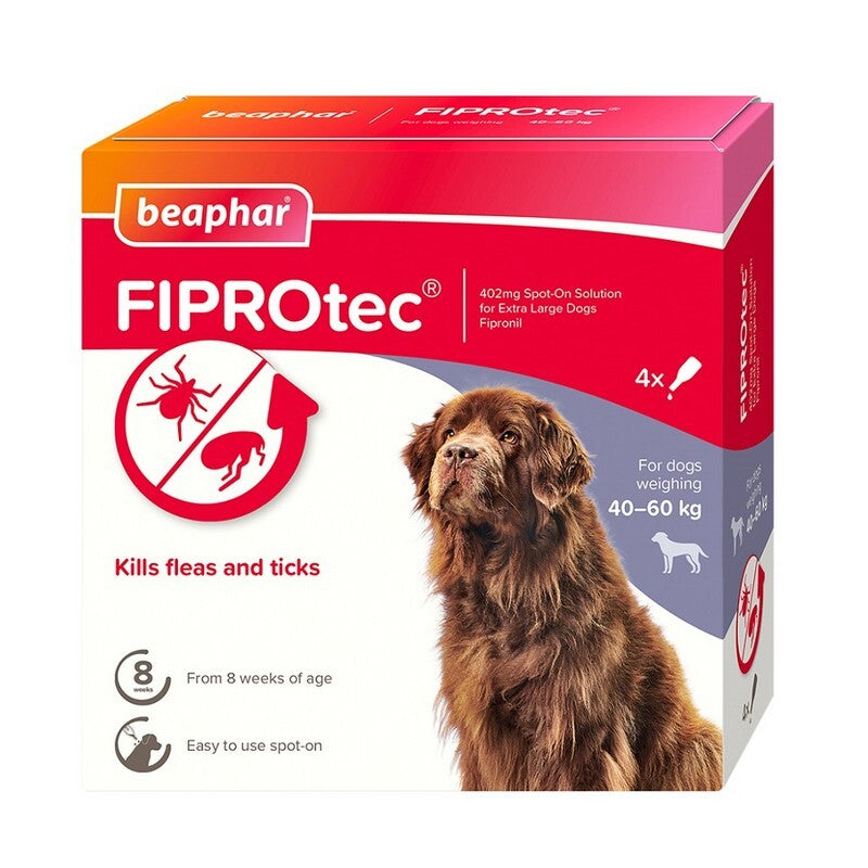 Beaphar FIPROtec XLarge Dog 4 pipette x6