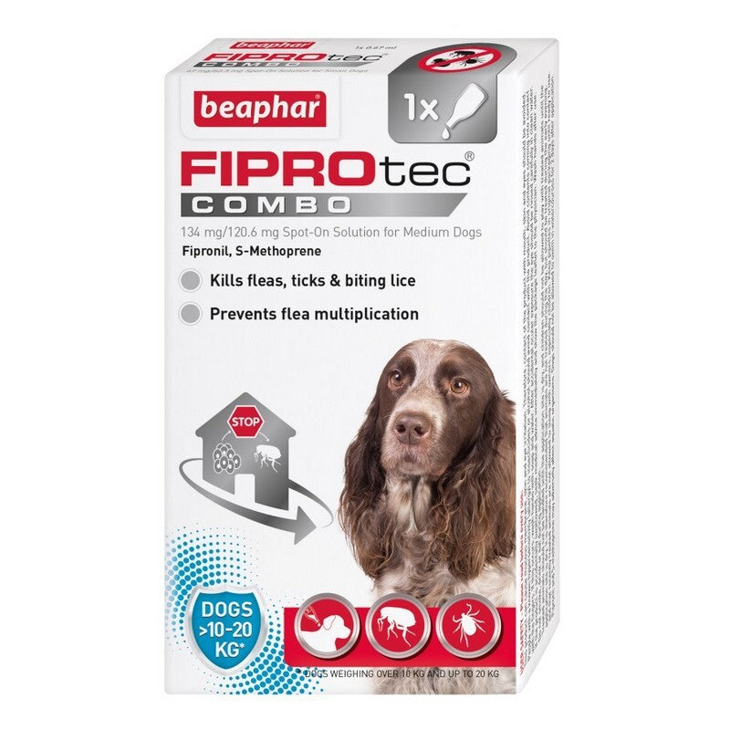 Beaphar FIPROtec COMBO Med Dog 1 pip x6