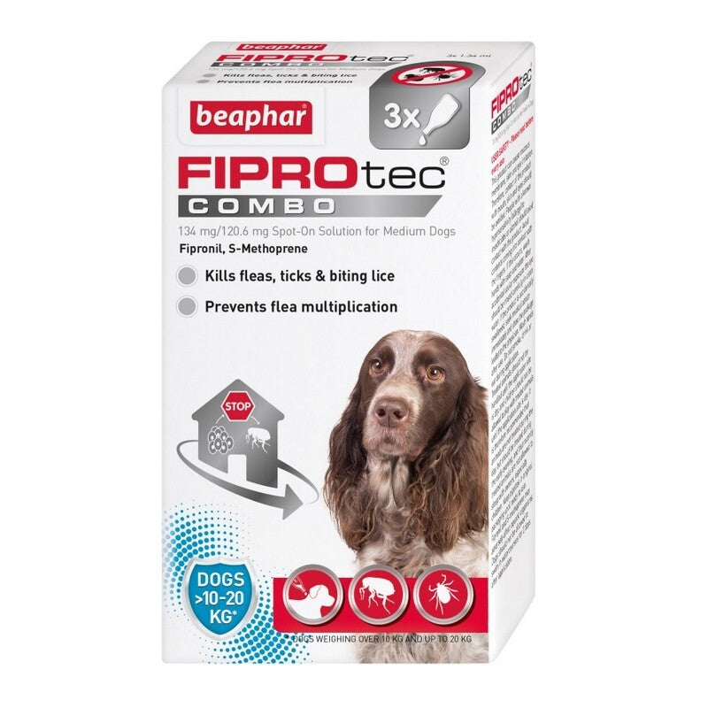 Beaphar FIPROtec COMBO Med Dog 3 pip x6
