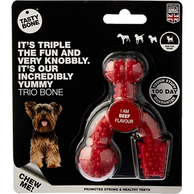 BFP Tasty Bone Trio Beef Toy XSmall