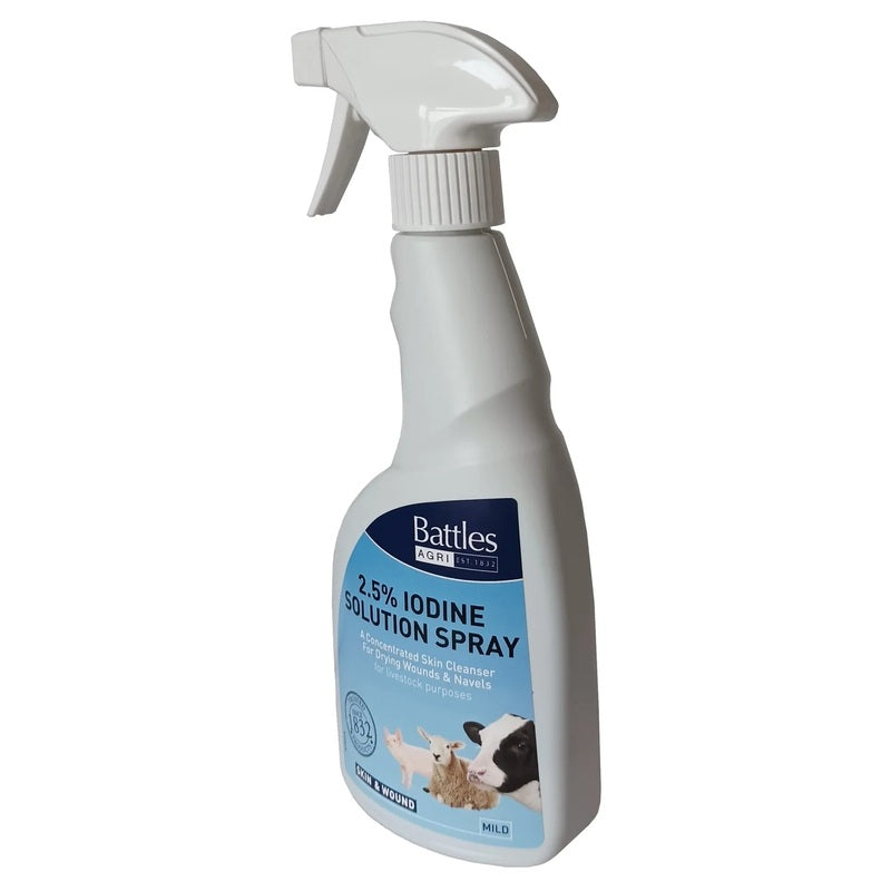 Iodine 2.5% Solution Spray 500 ml