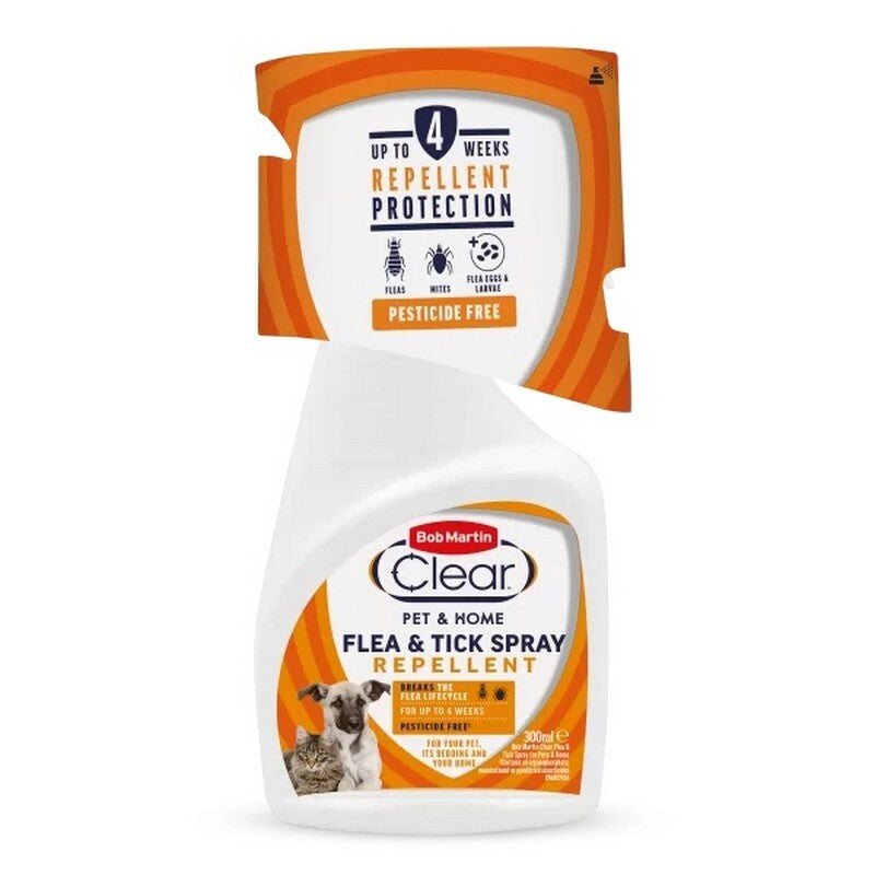 BM Clear Flea Tick Repel Spray 300mlx6