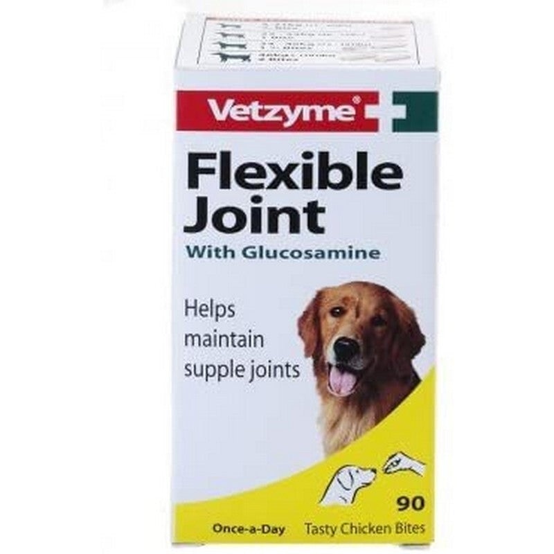 Vetzyme Flex Joint Glucose Tabs Dog 3x90