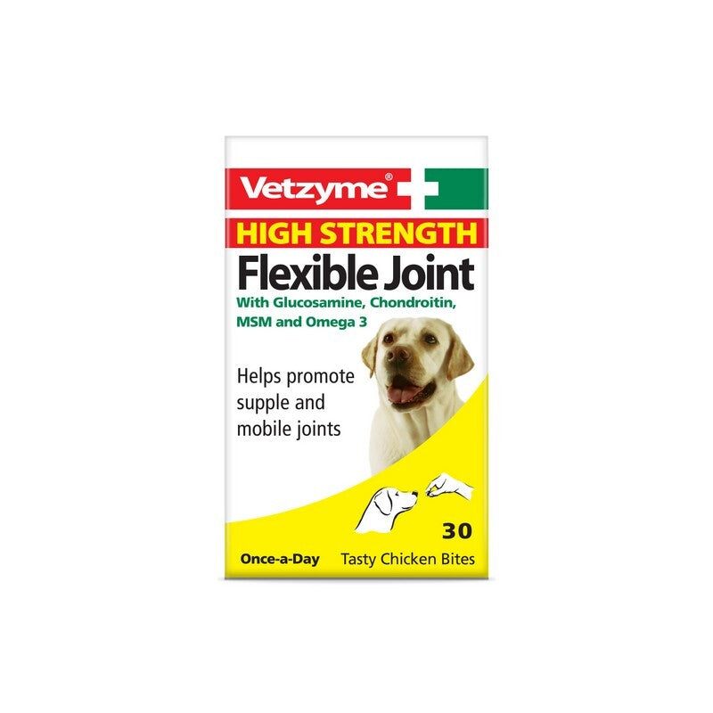 Vetzyme Flex HiStrength Joint Tabs 3x30