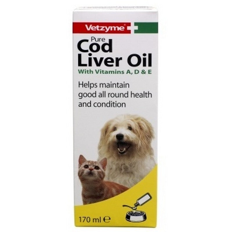 Vetzyme Cod Liver Oil Liquid 150mlx3