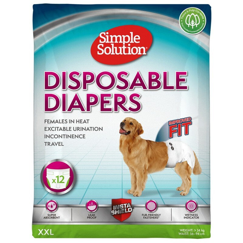 S Solution Bitch Dispos Diapers x12 XL