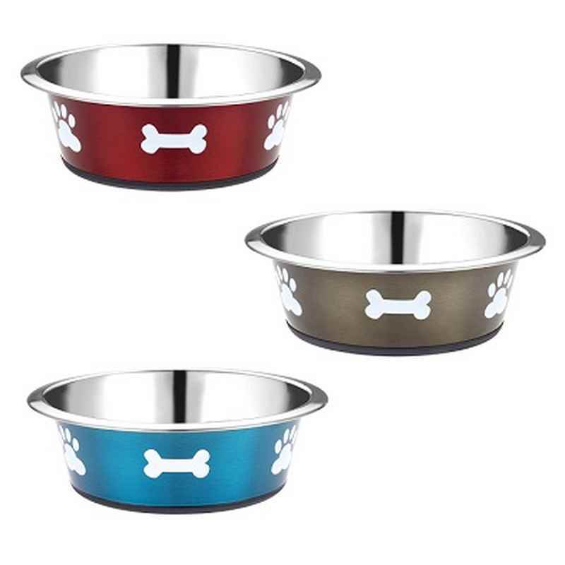Classic Posh Paws SSteel Dish 1600mlx6