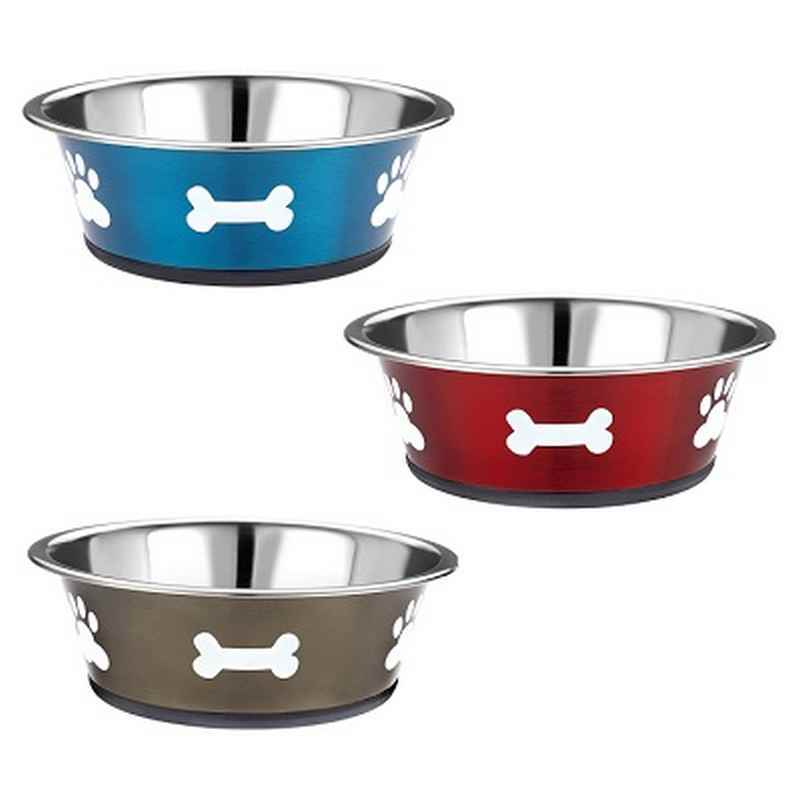 Classic Posh Paws SSteel Dish 2500mlx6